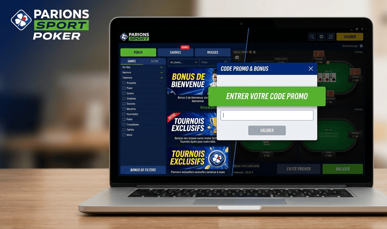 Code Promo Parions Sport Poker : comment booster vos premiers jetons