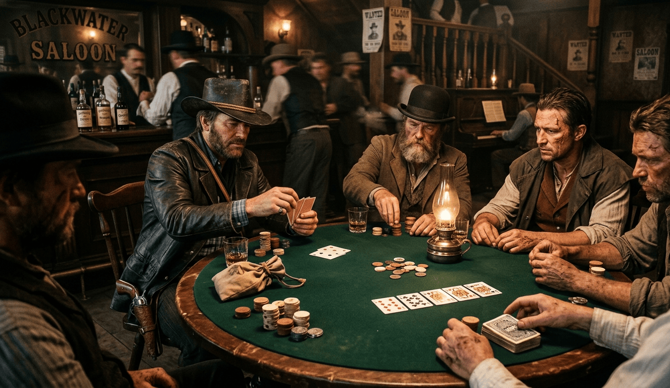 Où jouer au poker dans Red Dead Redemption 2 : guide des meilleurs saloons